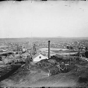 Goldfields and town of Bendigo, Victoria