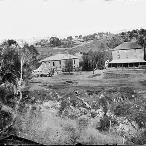 Budden & Stanger's store and Stanger's Flour Mill, Rock...