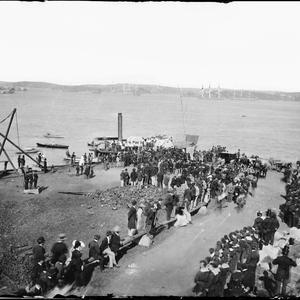 Funeral cortege of Commodore of the Australian Station,...