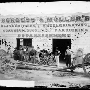 Burgess and Moller's blacksmithing, wheelwrighting, coa...
