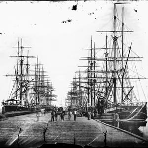 Emile Marie and other clipper ships, Port Melbourne