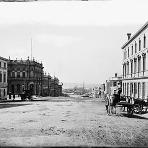 William Street (showing the City of Melbourne Bank at n...