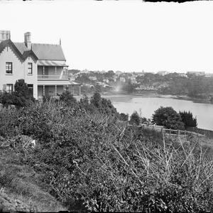Rushcutters Bay and Macleay Point across water from St....