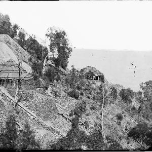 Gold mines on Hawkins Hill, central section, looking so...