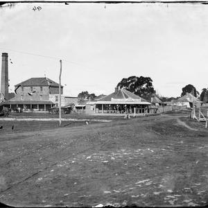 Flour mill and Kelk & Alford's store, Blayney