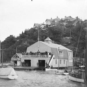 The opening of the clubhouse at Mosman Rowing Club, Mos...