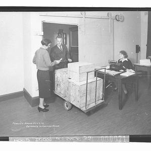 Fidelity Radio Company: entrance to dispatch and packin...