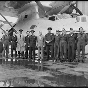 Captain PG Taylor, pioneer airman, and Catalina plane a...