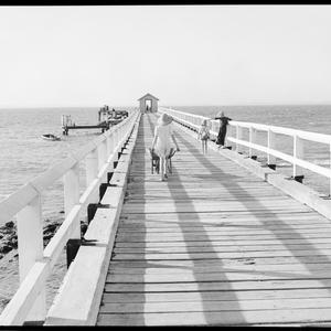 File 01: The jetty, Silver Beach, [1952] / photographed...