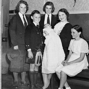 Christening of son of Mr and Mrs Archer Whitford, CM Mi...