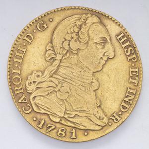 Item 1319: Four Scudos, Charles III, 1781