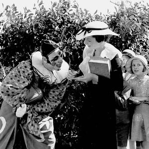 Norman Wright, clown, amuses the crowd at Rose Bay Pare...