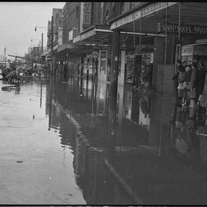 Floods in Hunter Street, Newcastle