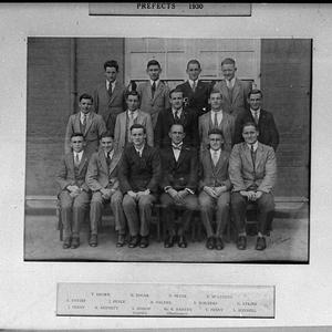 Newcastle Boys' High School Prefects, 1934