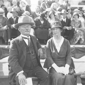 Dr and Mrs J.C. Bradfield, designer of the Bridge