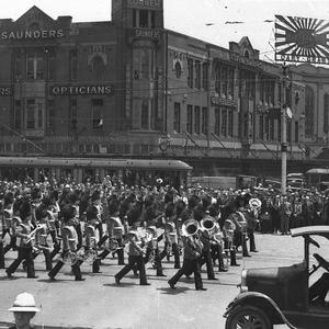 Grenadier Guards Band, Railway Square, Sydney