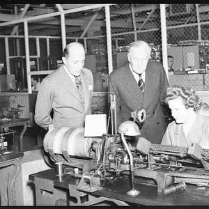 Visit to AWA works by Governor General