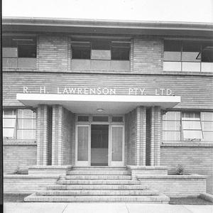 Exterior, RH Lawrenson's building (taken for "Building"...