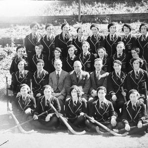 Sports at Croydon. Girls' hockey team