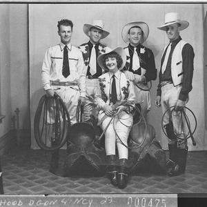 Tex Morton's Cowboy Roadshow. Four cowboys and a cowgir...