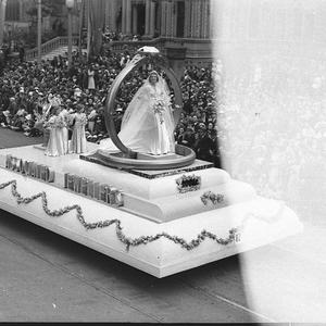 Bride and engagement ring, Associated Jewellers' Float,...