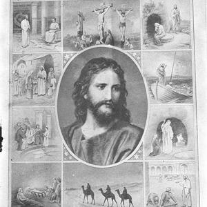 Pictorial section of "the War Cry", Christmas Number, covered in Biblical scenes