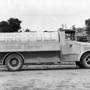 Purr Pull's first petrol tanker truck, a 'White'