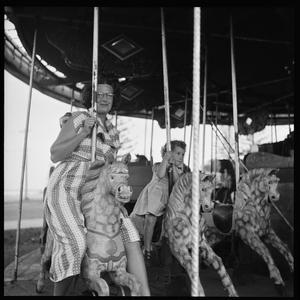 File 04: Merry go round at The Entrance, February 1954 ...