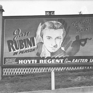 Twenty-four sheeter billboard of Jan Rubini