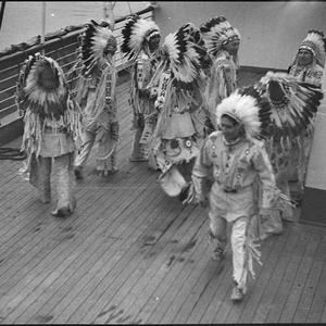 Arrival of Red Indians by "Niagara"