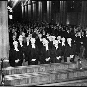 Legal ceremony at St Mary's Cathedral