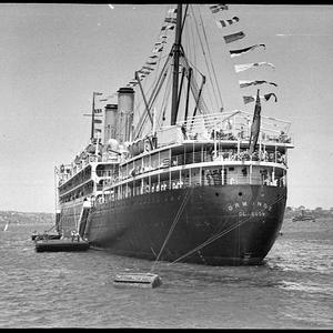 RMS "Ormonde" before regatta
