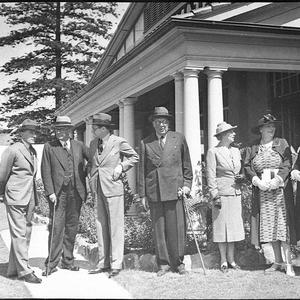 Visit to AWA works by Sir Ernest Fisk and party, with S...