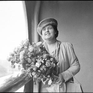Lotte Lehmann; arrival from America by "Monterey"