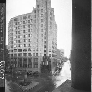 Exterior of the City Mutual Insurance Building, corner ...