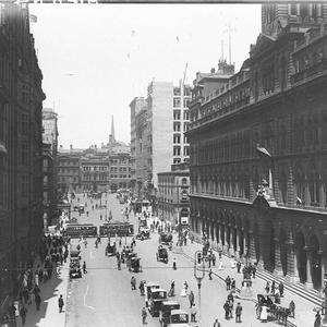 Martin Place, then Moore Street