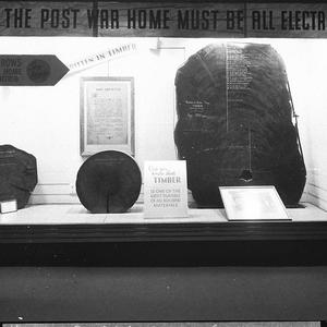 Timber Homes Exhibition: notice reads; "The post war ho...