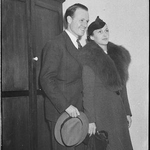 Arrival by "Monterey", Mr and Mrs Burr (taken for J.C. ...