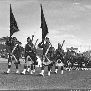 Highland gathering: Scottish Regiment