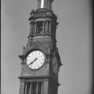 GPO tower and clock, from Commonwealth Bank