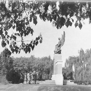 Unveiling World War I Memorial in Wellington (NSW) Park