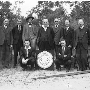 Chullora team, winners of the Railway Ambulance Shield,...
