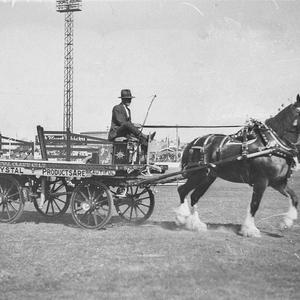Crown Crystal Glass Co.'s horse-drawn lorry
