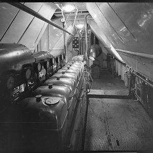 Engine of diesel train