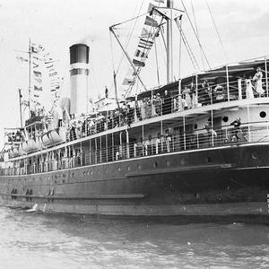 Hunter River Steamship Co.'s SS "Gwydir" as flagship