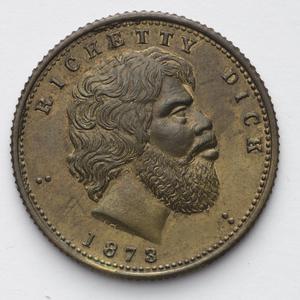Item 0019: Ricketty Dick [bronze medal], 1873