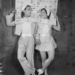 Unidentified clown [tap dancers ?] act: couple with the...