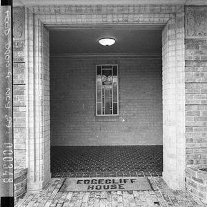 Entrance porch of the Edgecliff House
