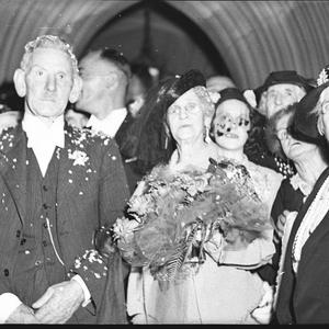 Wedding; bride of 78 at St John's Church (taken for "Th...