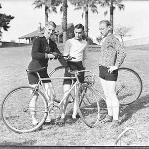 Bruce Small; junior bikes in Centennial Park